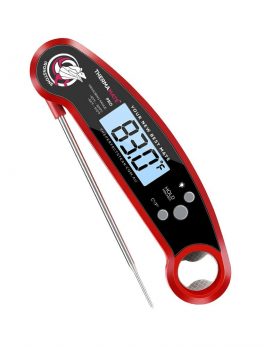 KT Thermo Steak Button Thermometer, Poultry Meat Thermometer, Instant Read Food Stainless Steel Dial Thermometers, Grill Mates Barbecue BBQ Tools, GRI