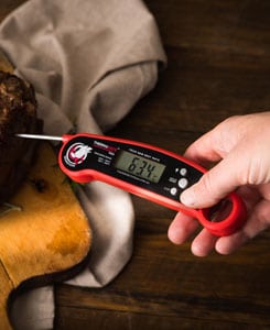 Alpha Grillers Food & Meat Thermometer for Oven w/Temperature  Probe, Leave in Digital Oven Thermometer for Cooking in The Kitchen &  Grilling with 7 Preset Temperatures & Timer: Home & Kitchen
